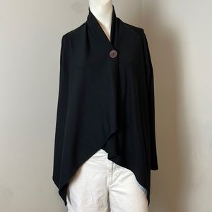 Bobeau Black Flowy cardigan